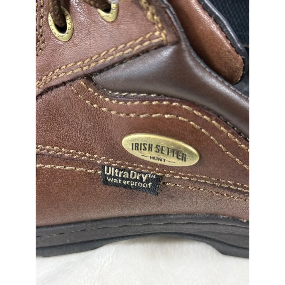 Irish Setter Hunt UltraDry Waterproof Oxford Shoes Men's 14 E2 Brown Leather